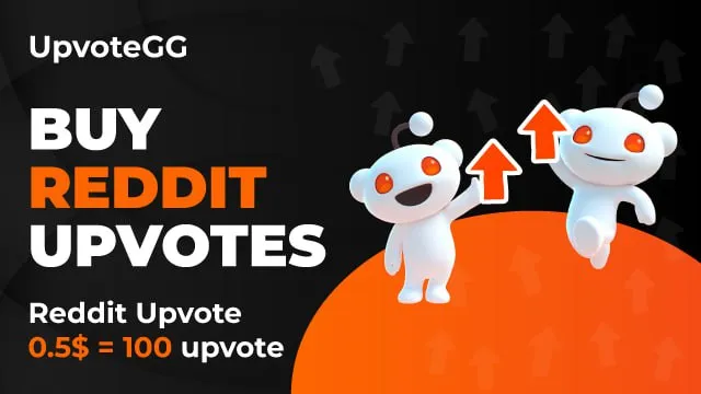 UpvoteGG, reddit upvotes buying service, reddit logo