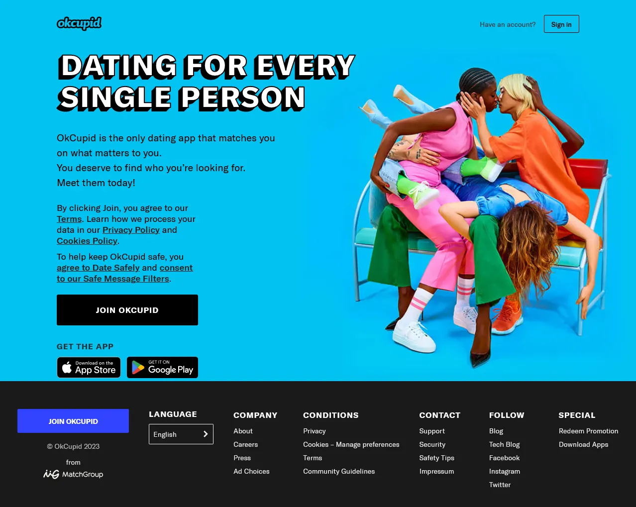 OkCupid - Dating Apps to Promote OnlyFans